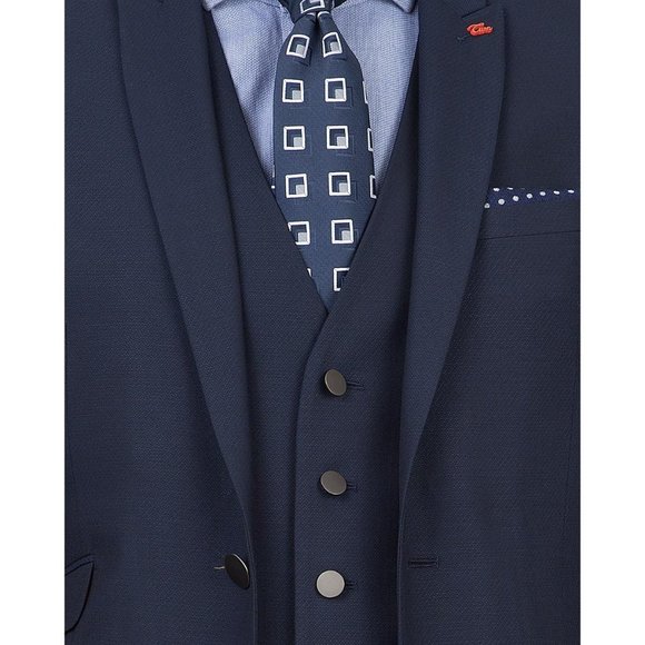 TWEEN Navy Exclusive Suit with Vest (Slim Fit) - Picture 2 of 5